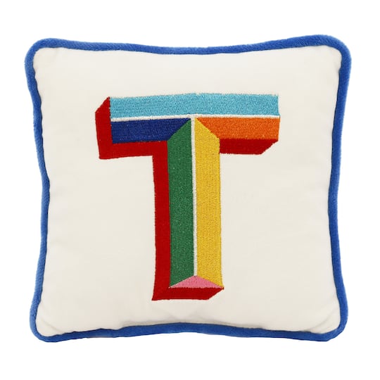 Monogram T Pillow by Ashland&#xAE;